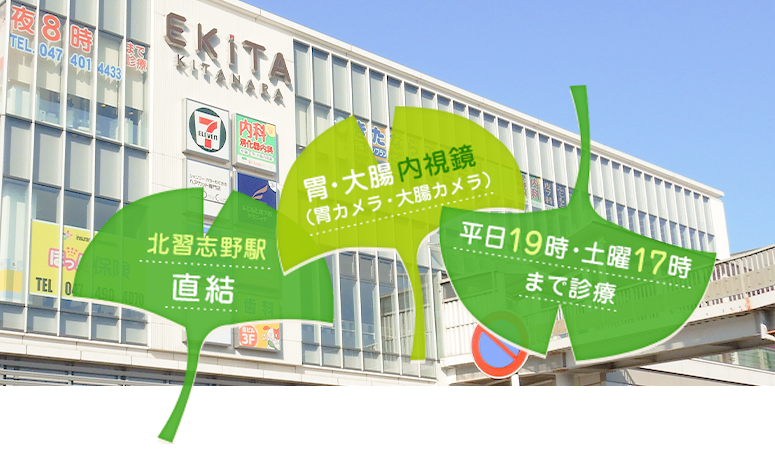 平日19時・土曜17時まで診療